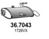 PEUGE 1726PX End Silencer